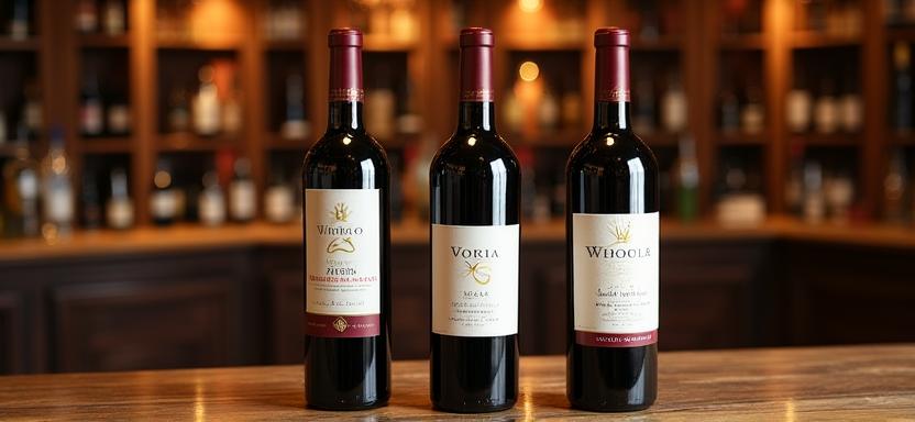 Selezione di vini bianchi e rossi del Lazio